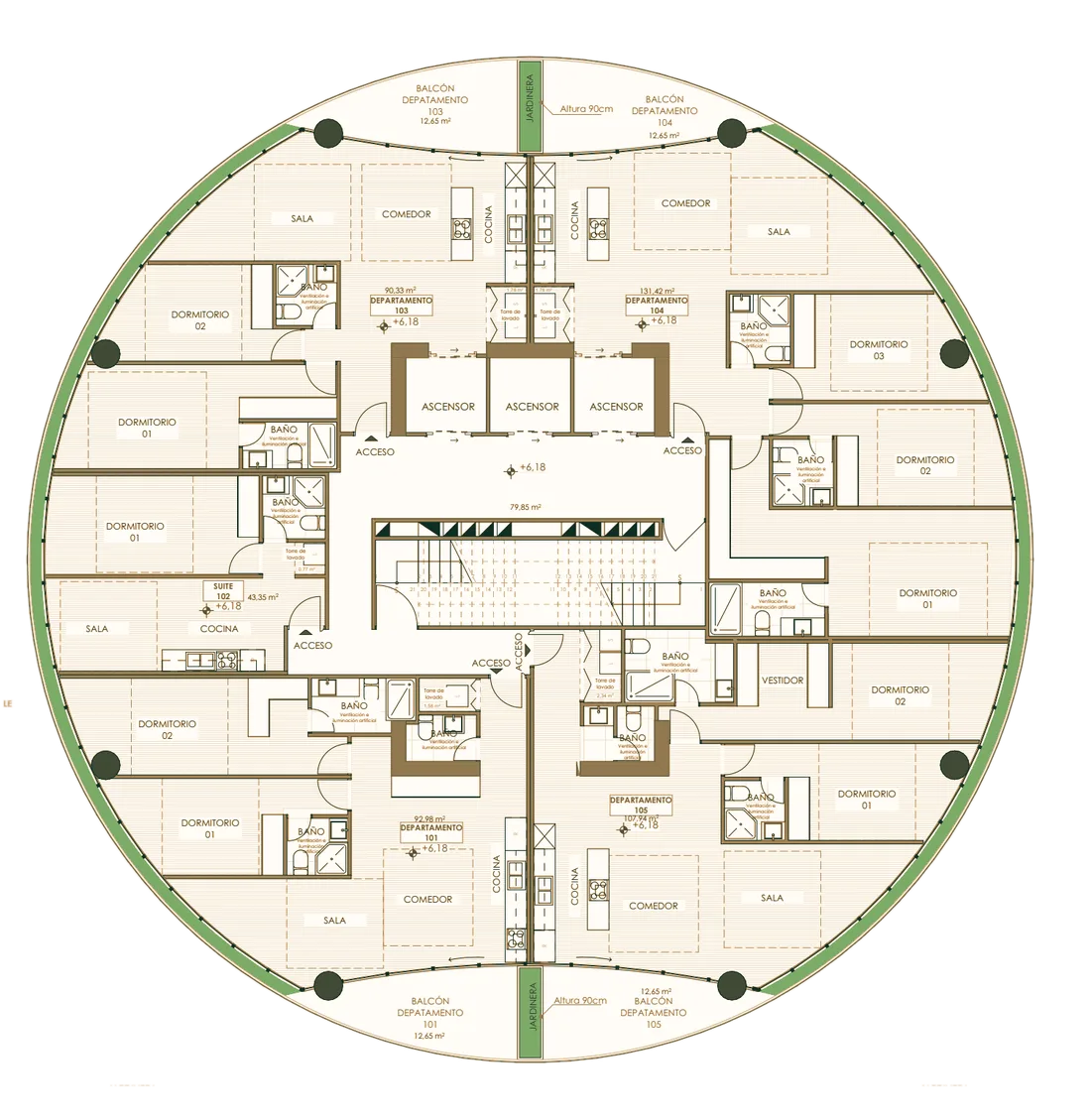 Planta del piso 1